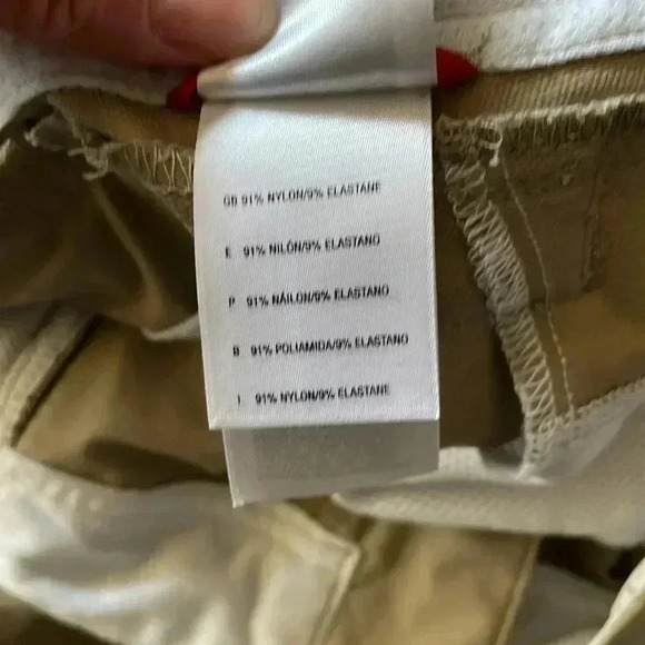 THE NORTH FACE Women Lightweight Nylon Hike Travel Pants Button Up Short Crop-8 - Picture 9 of 9